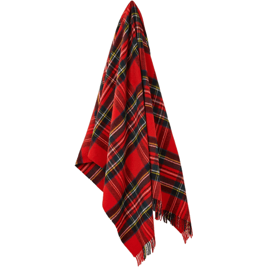 Plaid Tartan Royal Stewart - Merino Lamswol - 140x185 - Bronte by Moon Scotland by MoodCompanyNL