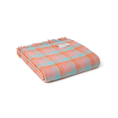Mood Company - Plaid Trio Check Hefyn Roze - 150x183 - Nieuw Wol - Tweedmill UK - 5060958308240