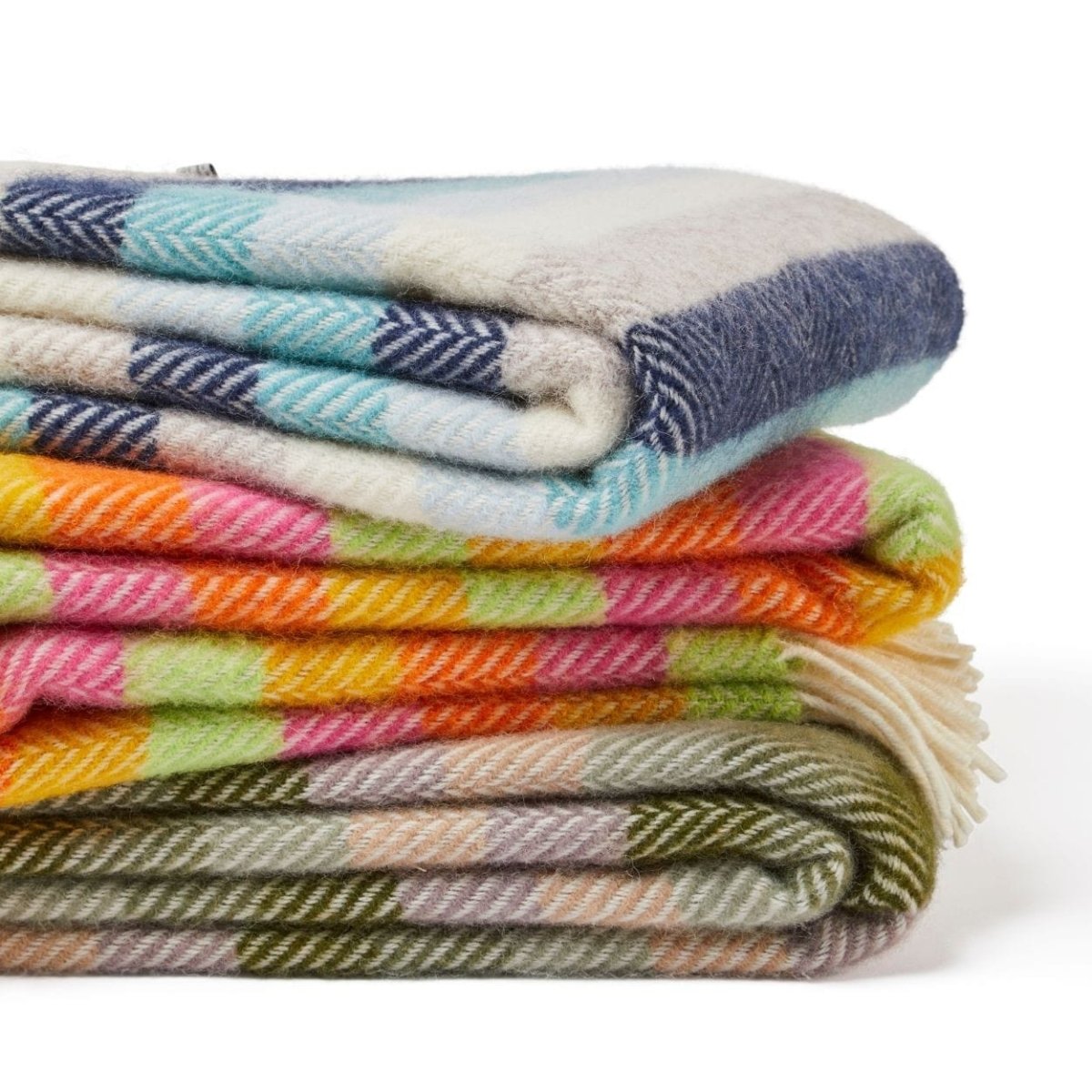 MoodCompanyNL - Plaid Vrolijk Gestreept - gebruikt in foto shoot - Eenmalige korting - 