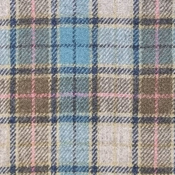 Mood Company - Schoudertas Cassley Turquoise - Klassiek - Harris Tweed - Glen Appin of Scotland - 5060631379987