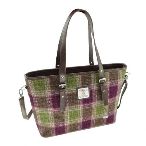 MoodCompanyNL - Schoudertas Spey Tote bag Heide Paars (Heather) - Groot - Ritssluiting - Harris Tweed - Glen Appin of Scotland - 5060959020899