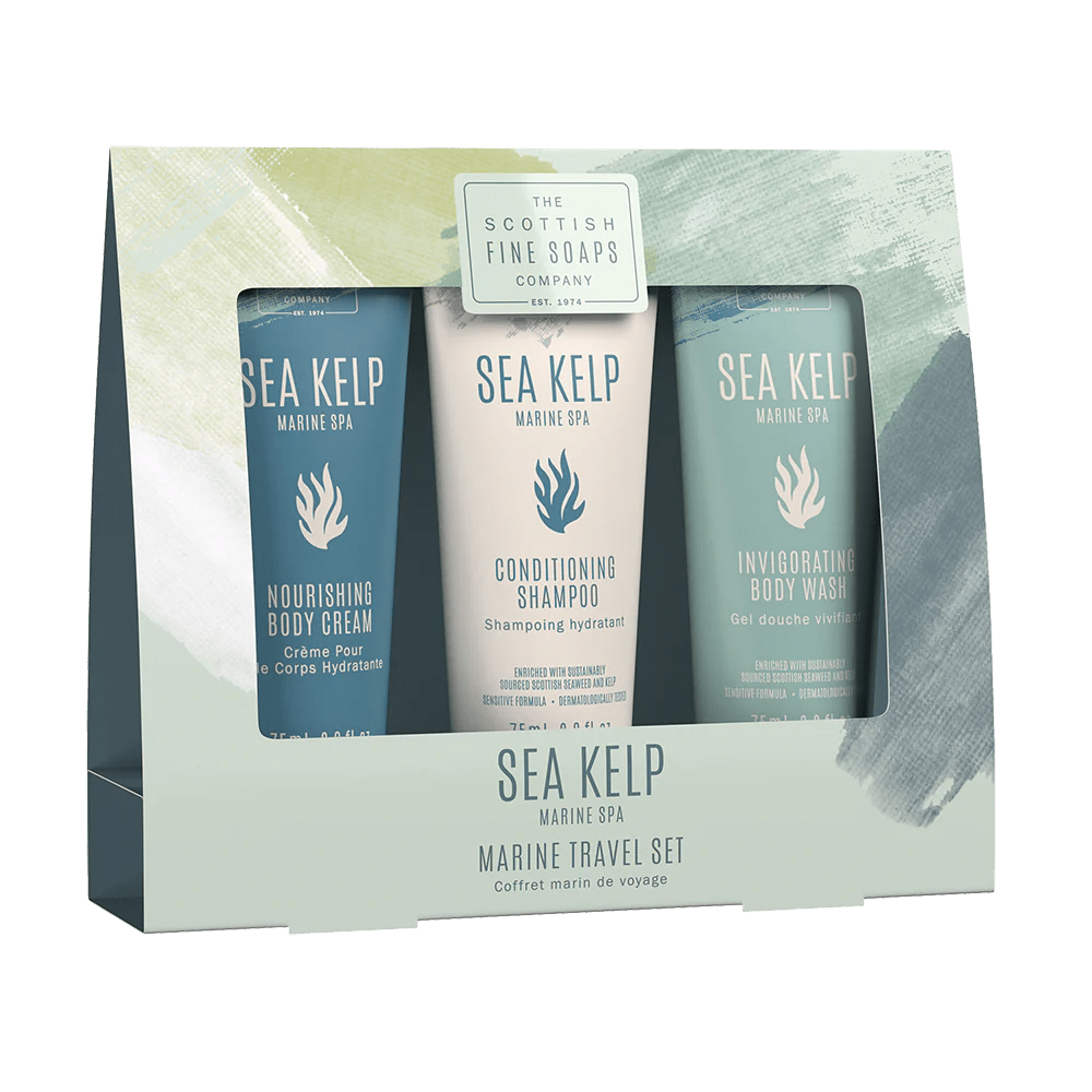 MoodCompanyNL - Sea Kelp Reisset 3x 75 ml Conditioning Shampoo, Body Wash en Body Cream - 5016365032674