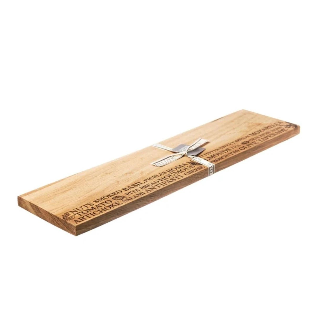 Serveerplank Antipasti Lang - 60x15 - Schots Eikenhout - Scottish Made by MoodCompanyNL