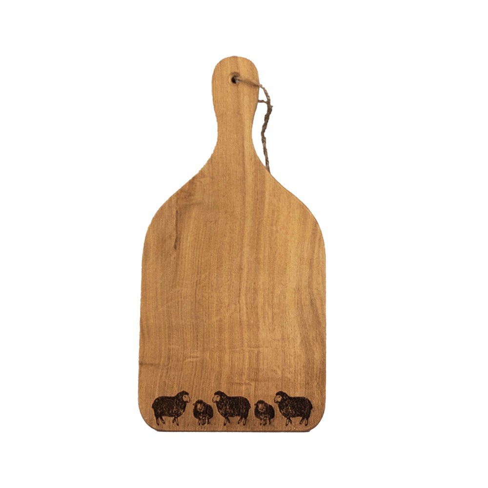 Mood Company - Serveerplank Peddel Schaap Small - 30x15 - Eikenhout - Scottish Made - 5061097540652
