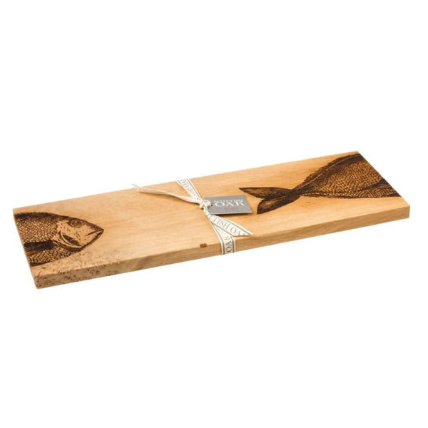 Serveerplank Vis - 45x15 - Schots Eikenhout - Scottish Made by MoodCompanyNL