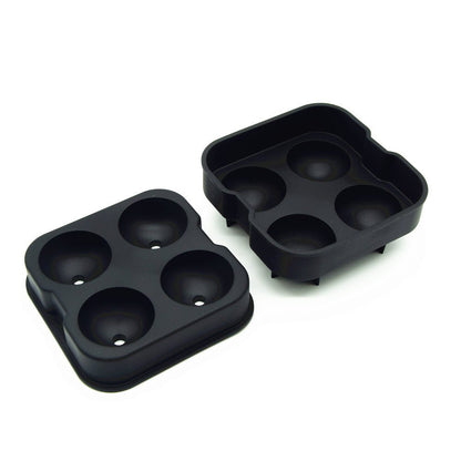 Mood Company - Siliconen IJsbalvorm - 4 IJsballen Ø 4 cm - Mood4Whisky - 6151221337391