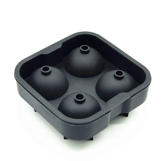 Mood Company - Siliconen IJsbalvorm - 4 IJsballen Ø 4 cm - Mood4Whisky - 6151221337391