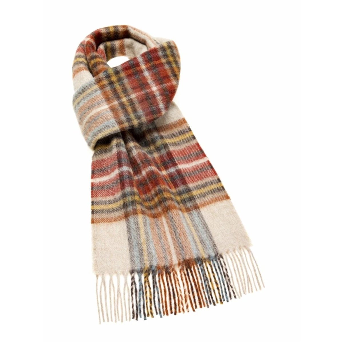 Mood Company - Sjaal Otley Rust - Meriono Lamswol - 25 x 190 - Bronte by Moon Scotland - 6095638576557