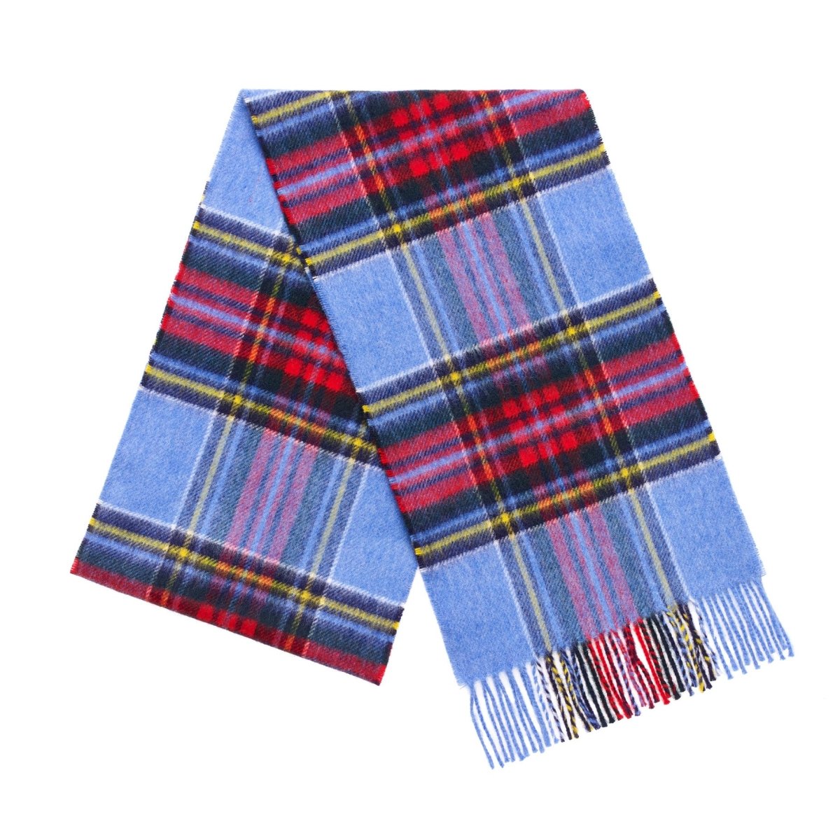 Mood Company - Sjaal Tartan Blue Vintage Stewart - Merino Lamswol - 25 x 190 - Bronte by Moon - 6151223778758