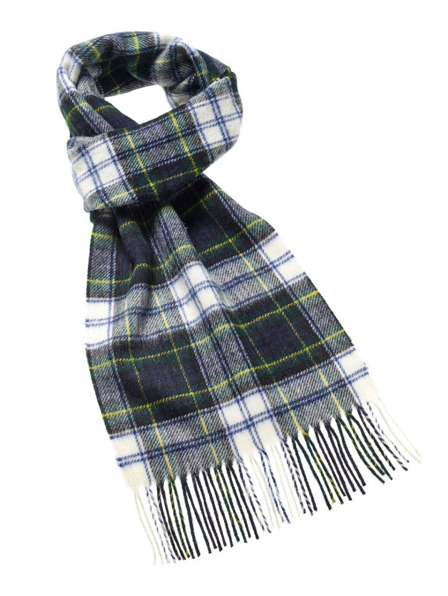 MoodCompanyNL - Sjaal Tartan Dress Gordon - Meriono Lamswol - 25 x 190 - Bronte by Moon Scotland - 6095632077067