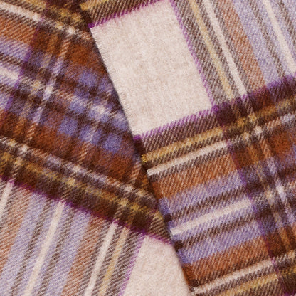 Mood Company - Sjaal Tartan Dress Heather Stewart - Merino Lamswol - 25 x 190 - Bronte by Moon - 6151223066015