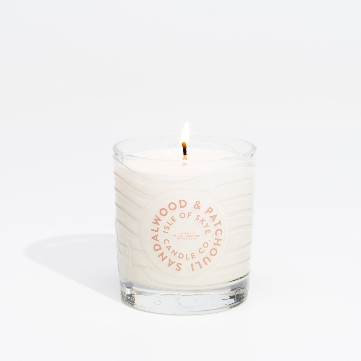 Mood Company - Sojawaskaars Sandalwood & Patchouli - Island Tumbler - Handgemaakt - 35 uur - Isle of Skye Candle Company - 