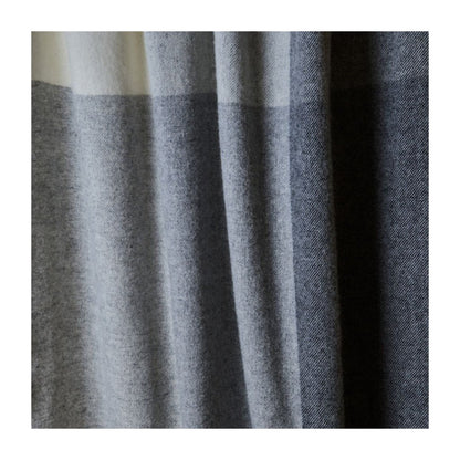 Mood Company - Sprei Paddock Check Charcoal – Pure New Wool – 140x240 - Tweedmill - 506095830622