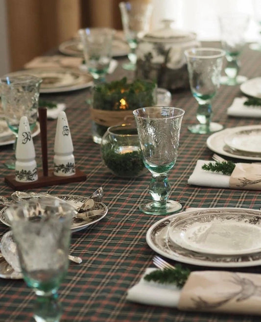 MoodCompanyNL - Tafelkleed Tartan Groen Medium - 120x140 - Katoen - Mood Company - 6095632697630