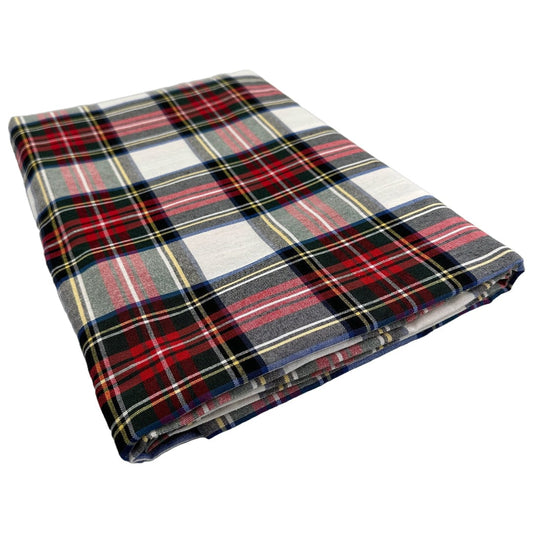 Mood Company - Tafelkleed Tartan Wit Large - 140x220 - Katoen - Mood Company - 6151205695608