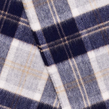 Mood Company - Sjaal Tartan Bannockbane Silver - Merino Lamswol - 25 x 190 - Bronte by Moon