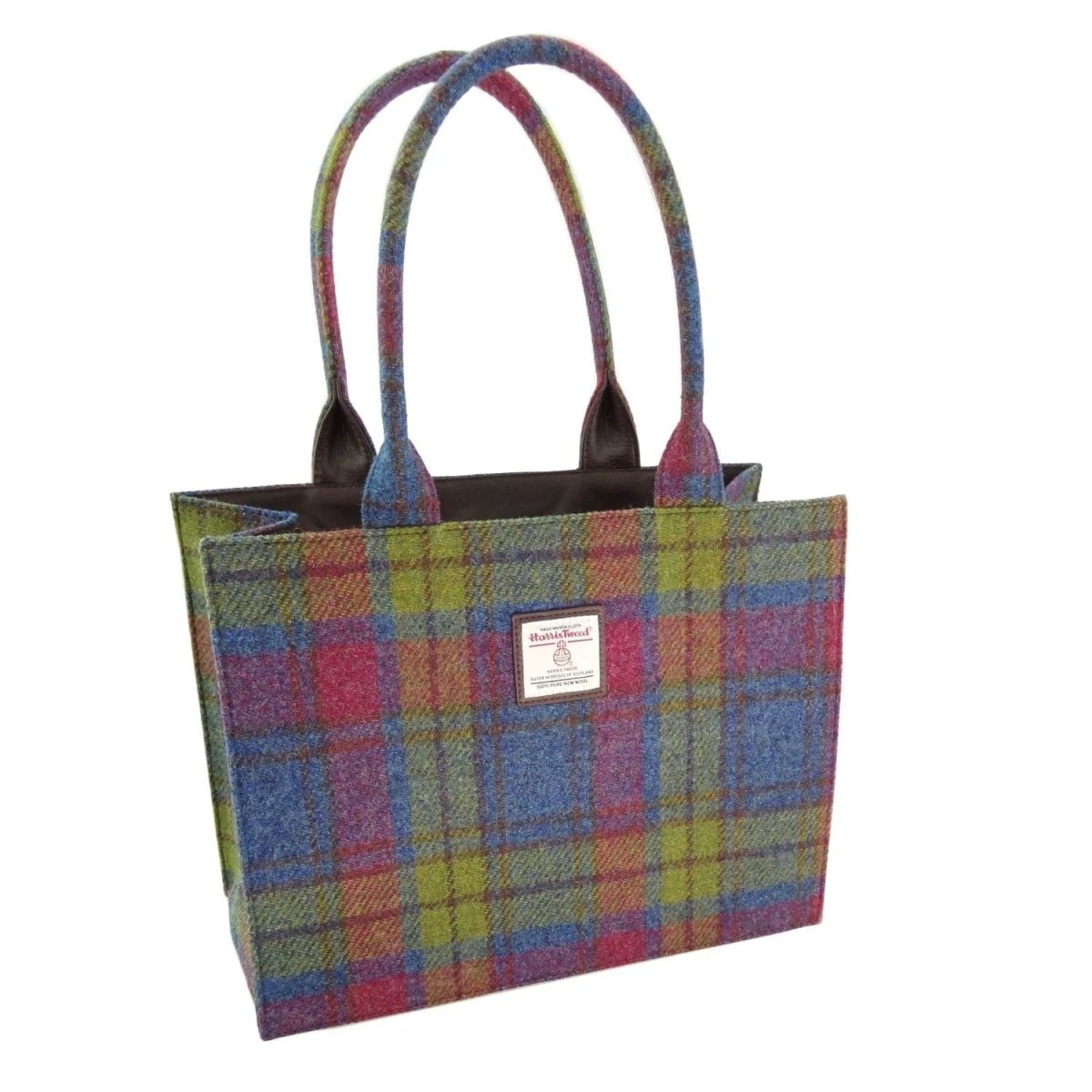Tas Harris Tweed Shopper Glencoe Multi Colour Tartan - 36x49x16 - Glen Appin of Scotland by MoodCompanyNL