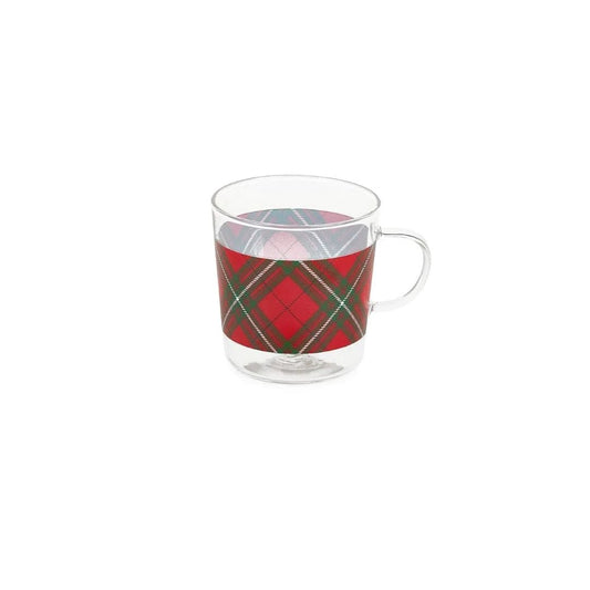 Thee glas tartan - 350 ml - set van 2 - Cartolina - Nuvole di Stoffa by MoodCompanyNL