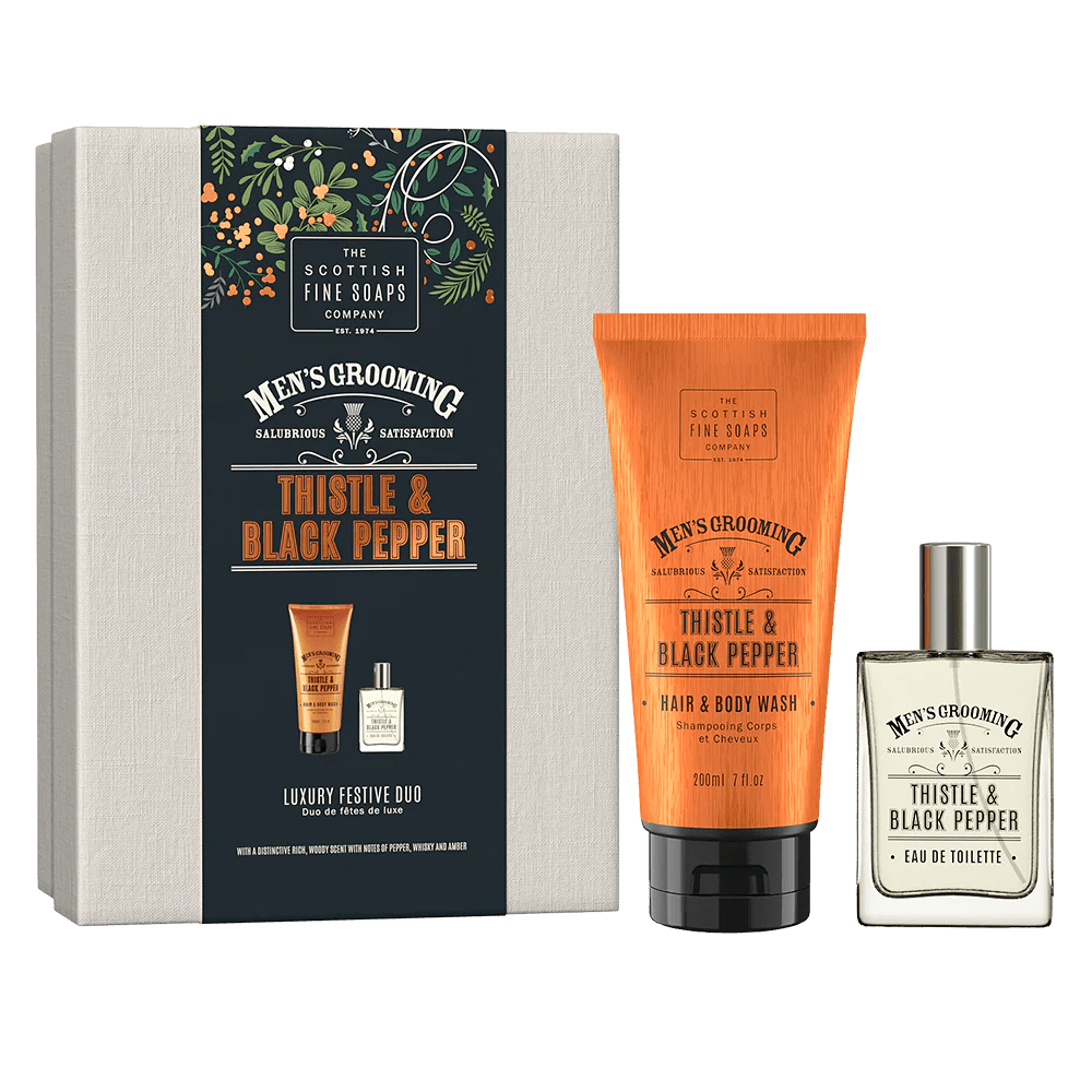 MoodCompanyNL - Thistle & Black Geschenkset Eau de Toilette 50ml en Hair & Body Wash 200ml - 5016365018357
