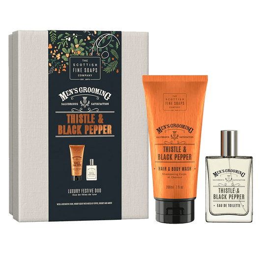 MoodCompanyNL - Thistle & Black Geschenkset Eau de Toilette 50ml en Hair & Body Wash 200ml - 5016365018357