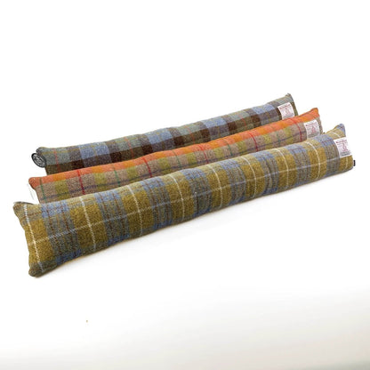 Tochtstopper Paars Oranje - Harris Tweed - Verzwaard - 95-100 cm - Handgemaakt in Schotland - Caroline Wolfe Murray by MoodCompanyNL