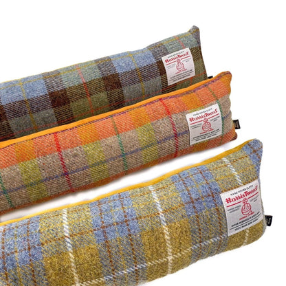 Tochtstopper Paars Oranje - Harris Tweed - Verzwaard - 95-100 cm - Handgemaakt in Schotland - Caroline Wolfe Murray by MoodCompanyNL