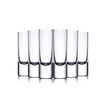 Mood Company - Vodka & Whisky Tasting Glas V100 - 6 stuks - 40 ml – handgemaakt – Amber Glass - 5903940034065