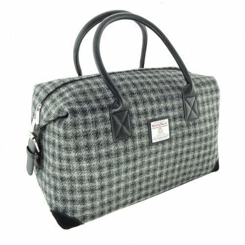 Weekendtas Esk Grijs - Harris Tweed - Glen Appin of Scotland by MoodCompanyNL