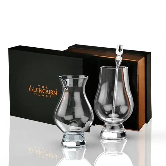 MoodCompanyNL - Whisky Combinatieset van 1 Whiskyglas met een kleine Waterkaraf en Pipette - Glencairn Crystal Scotland - 6095636114157