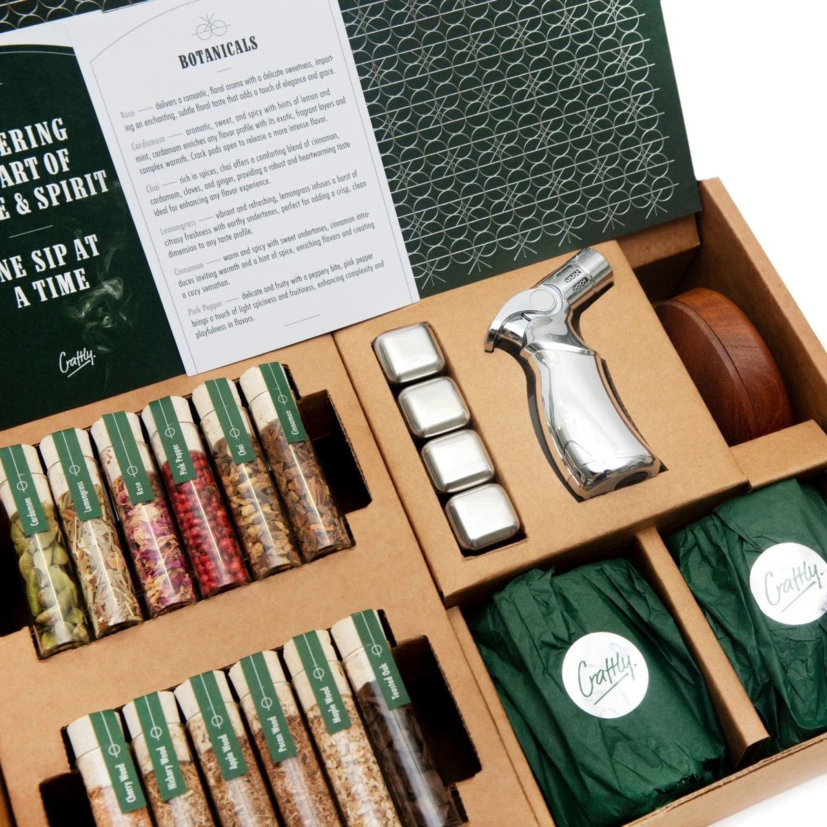 Whisky Smoker Set - Uitgebreide Cadeauset - Craftly by MoodCompanyNL