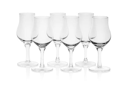 Mood Company - Whiskyglas Amber Tasting Set – 6 stuks in groothandelsverpakking - Amber Glass - 5903641127455
