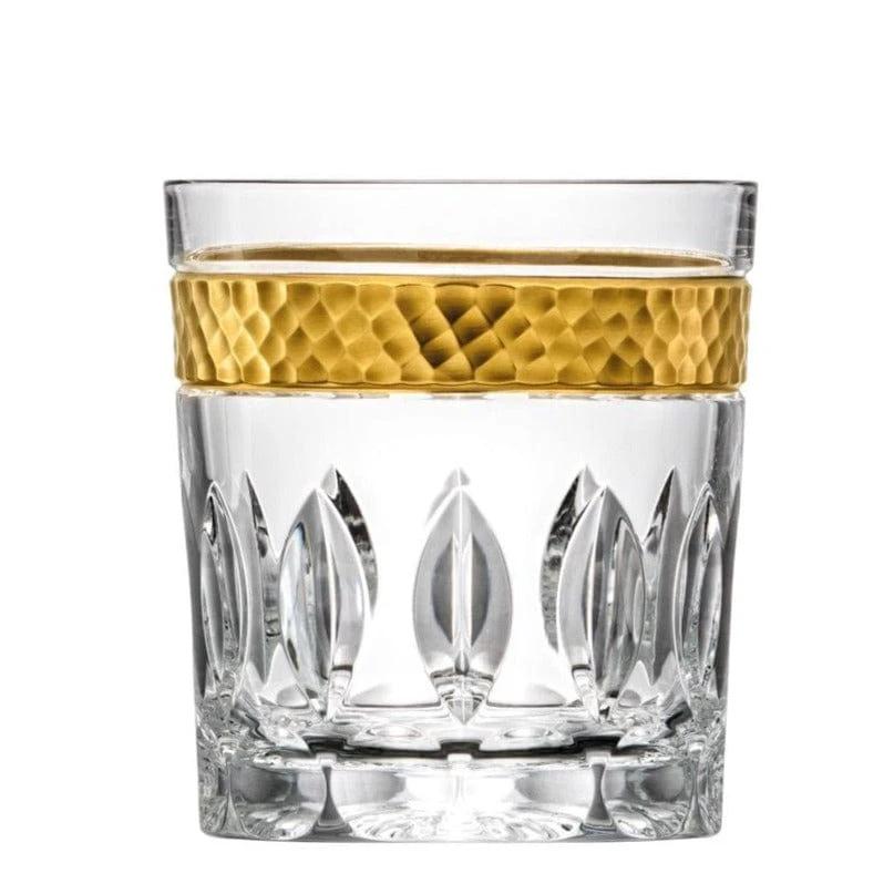 Whiskyglas Bloom Gold - Tumbler with 24 karaat gouden rand - 320ml - Arnstadt Kristall by Mood4whisky