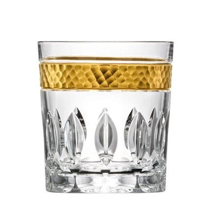 Whiskyglas Bloom Gold - Tumbler with 24 karaat gouden rand - 320ml - Arnstadt Kristall by Mood4whisky