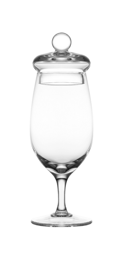 Mood Company - Whiskyglas G200 met deksel – 130 ml – handgemaakt – Amber Glass - 5905279233997