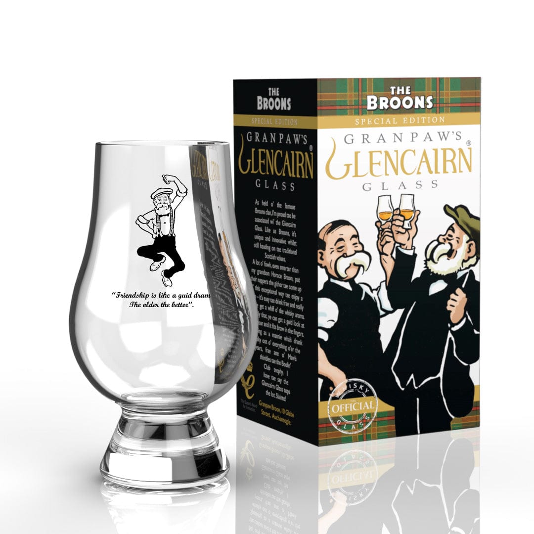 MoodCompanyNL - Whiskyglas Gegraveerd met Broons - Glencairn Crystal Scotland - 6091023234200