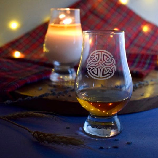 MoodCompanyNL - Whiskyglas Gegraveerd met Celtic - Glencairn Crystal Scotland - 6091026196178