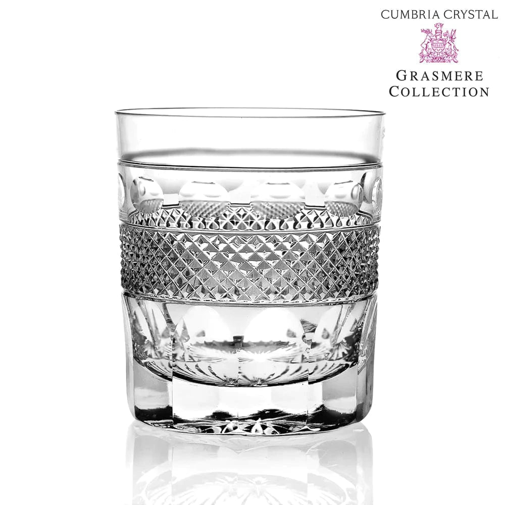 Whiskyglas Grasmere - Double Old Tumbler - Handgemaakt - Loodkristal - Cumbria Crystal England by MoodCompanyNL