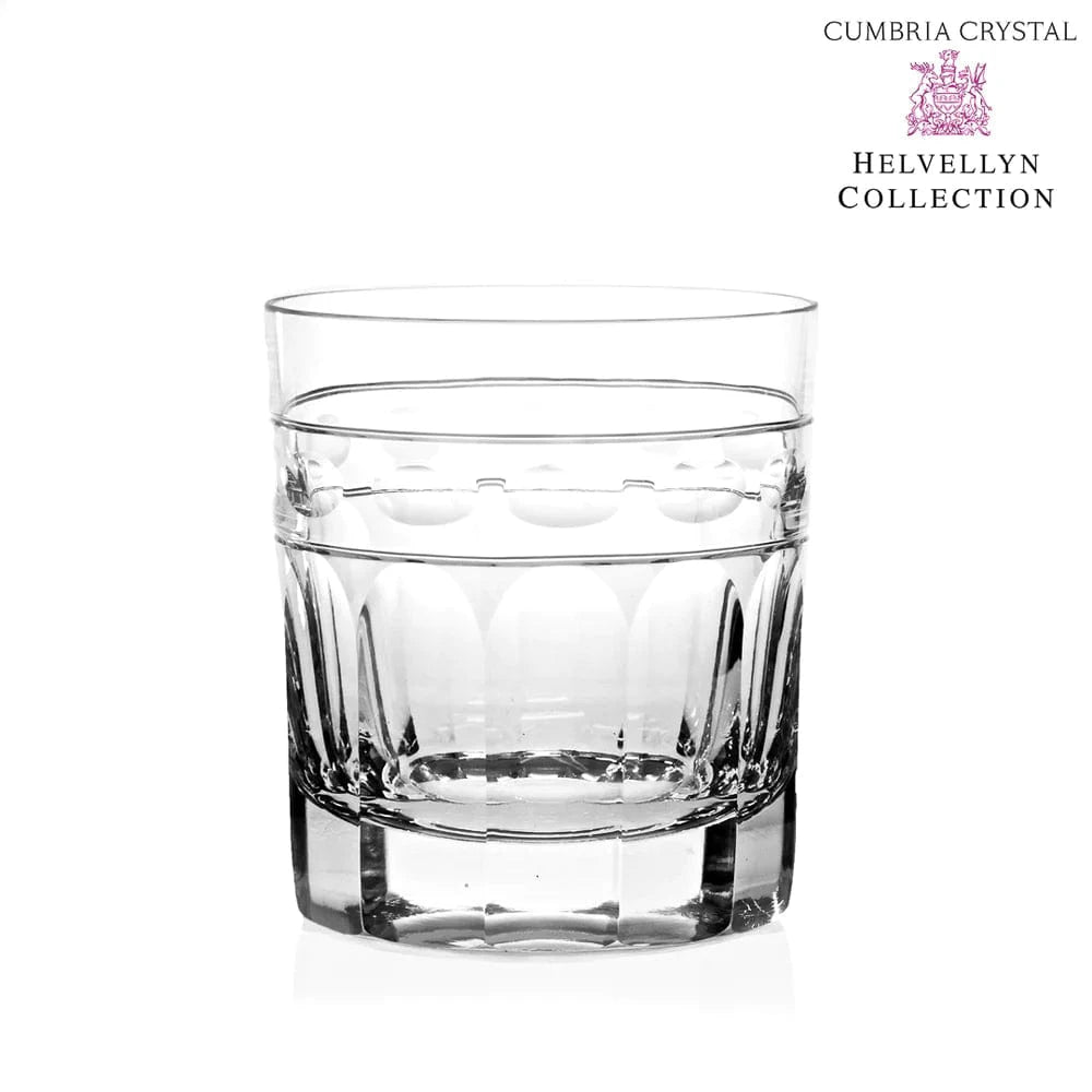 Whiskyglas Helvellyn - Double Old Tumbler - Handgemaakt - Loodkristal - Cumbria Crystal England by MoodCompanyNL