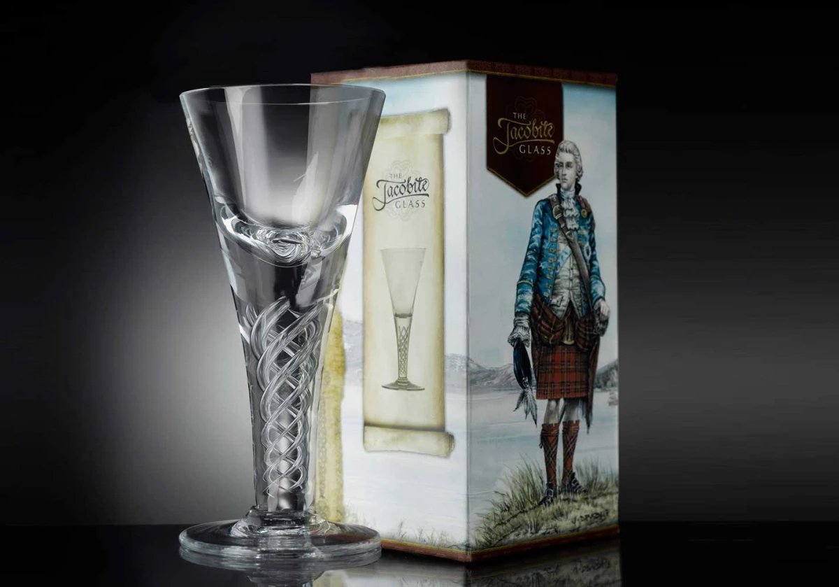 MoodCompanyNL - Whiskyglas Jacobite - Geïllustreerde verpakking - Glencairn Crystal Scotland - 6151206520503