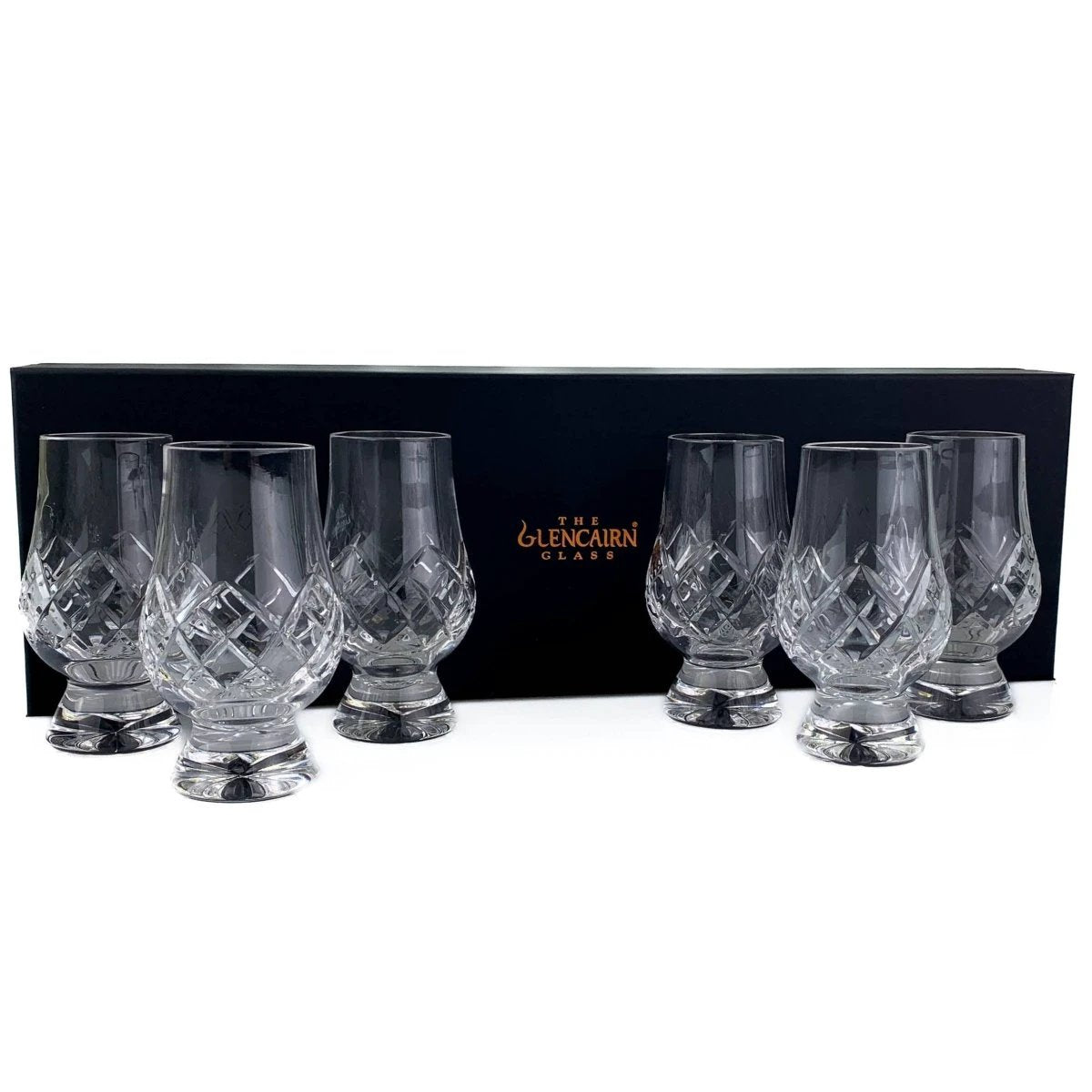 Whiskyglazen Cut 6 stuks - Geschenkverpakking - Loodkristal - Glencairn Crystal Scotland by MoodCompanyNL