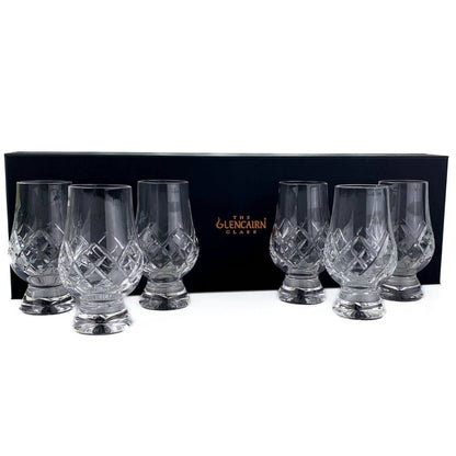Whiskyglazen Cut 6 stuks - Geschenkverpakking - Loodkristal - Glencairn Crystal Scotland by MoodCompanyNL