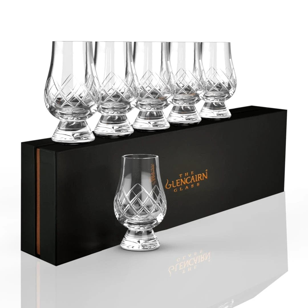 Whiskyglazen Cut 6 stuks - Geschenkverpakking - Loodkristal - Glencairn Crystal Scotland by MoodCompanyNL